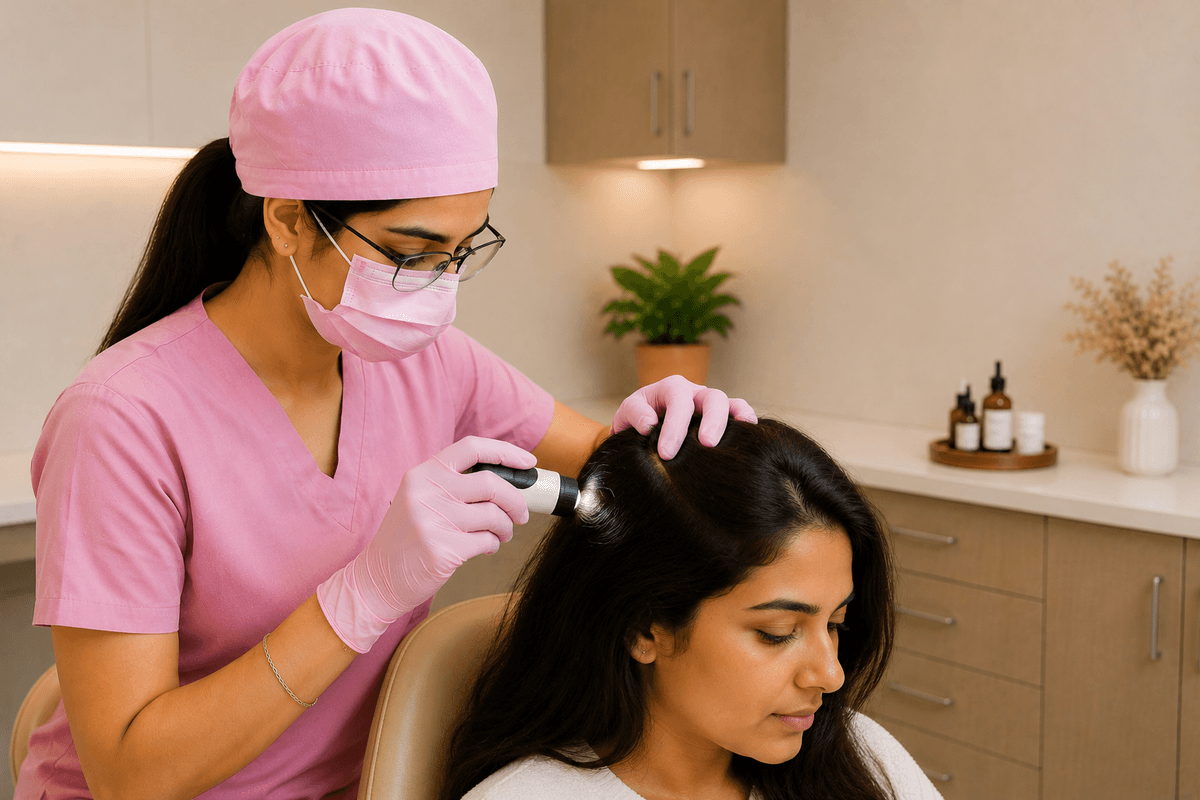 Hair revitalisation treatment at SOMA Dental and Aesthetic Clinic